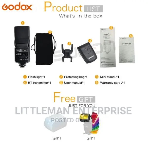 Camera Camcorder Flash Speedlite With Trigger Godox