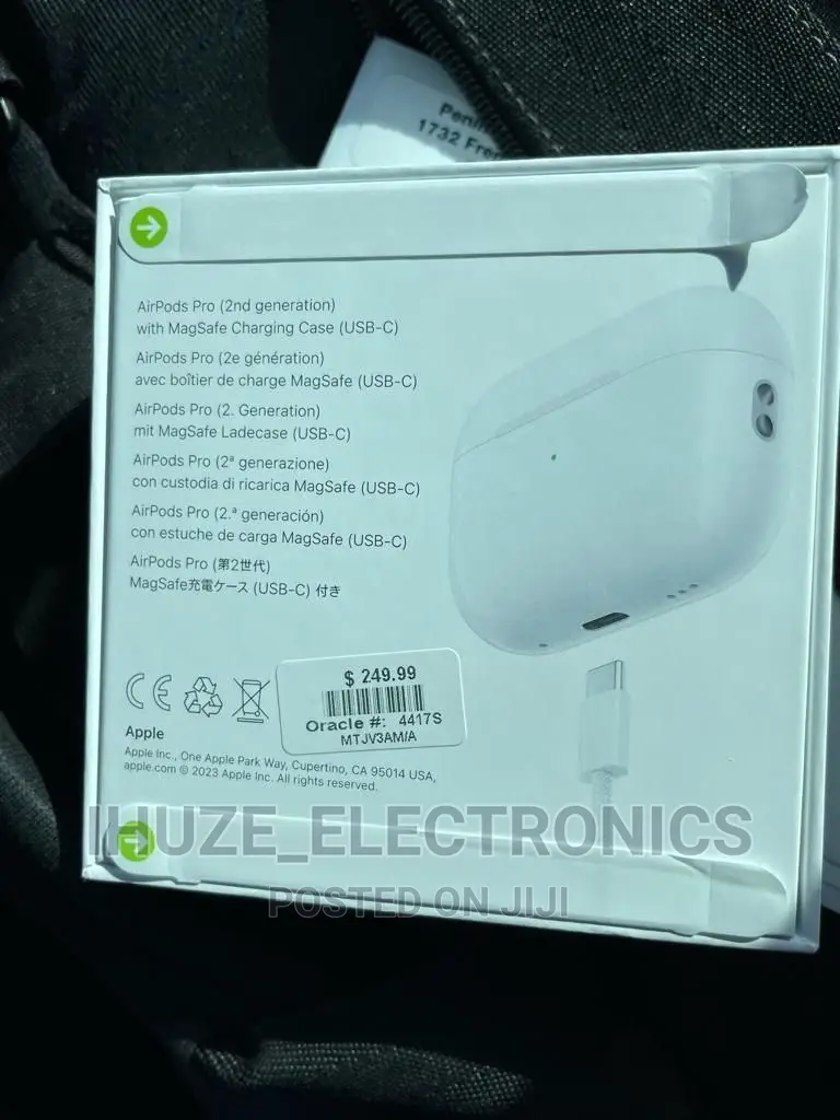 Airpods Pro (2nd Gen) With Magsafe Charging Case (Usb‐C)