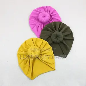 3PCS Baby Kids Cotton Turban Knot Bunny