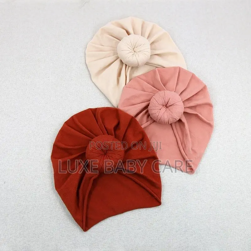 3PCS Baby Kids Cotton Turban Knot Bunny