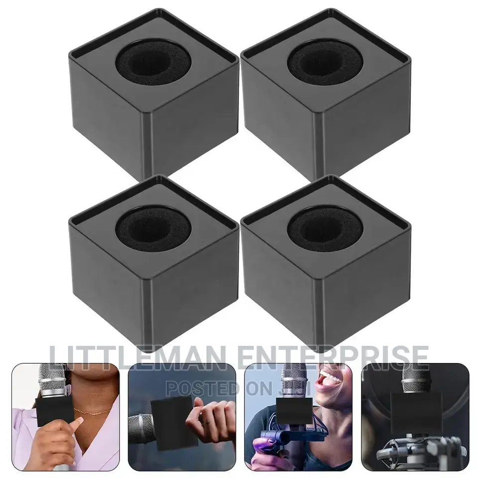 Microphone Cover Logo Flag Box