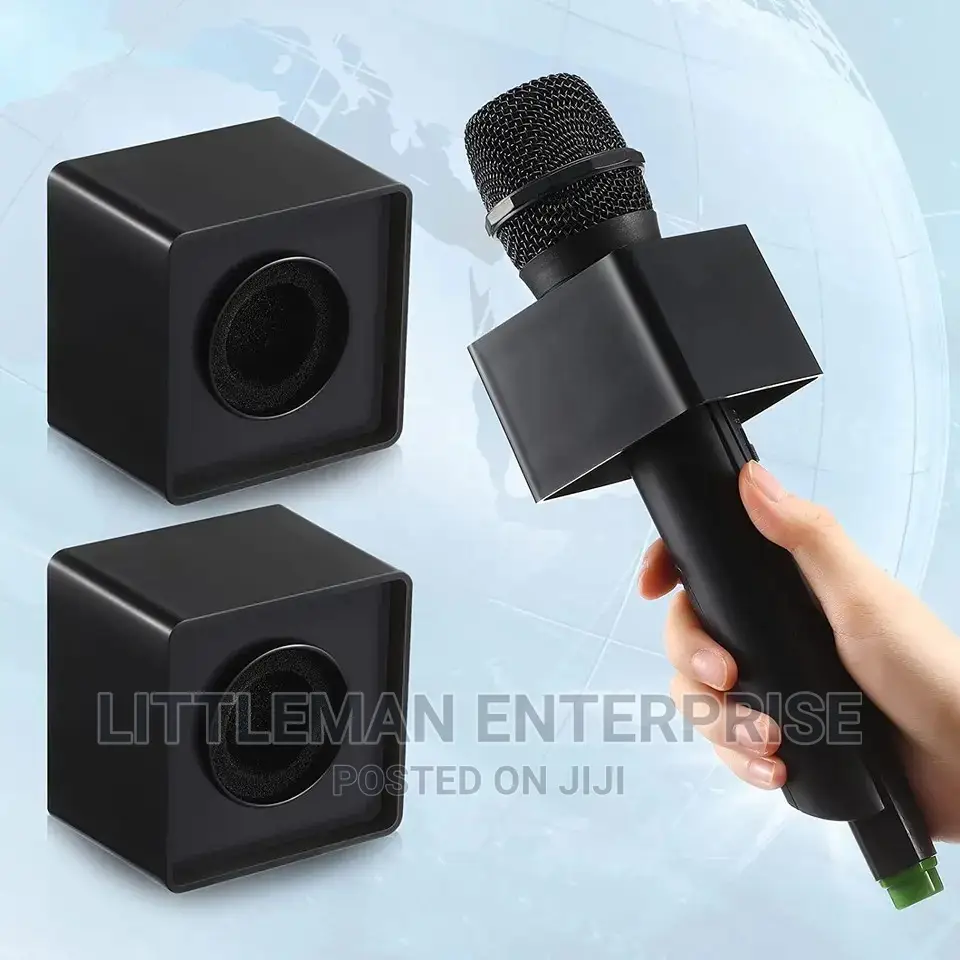 Microphone Cover Logo Flag Box