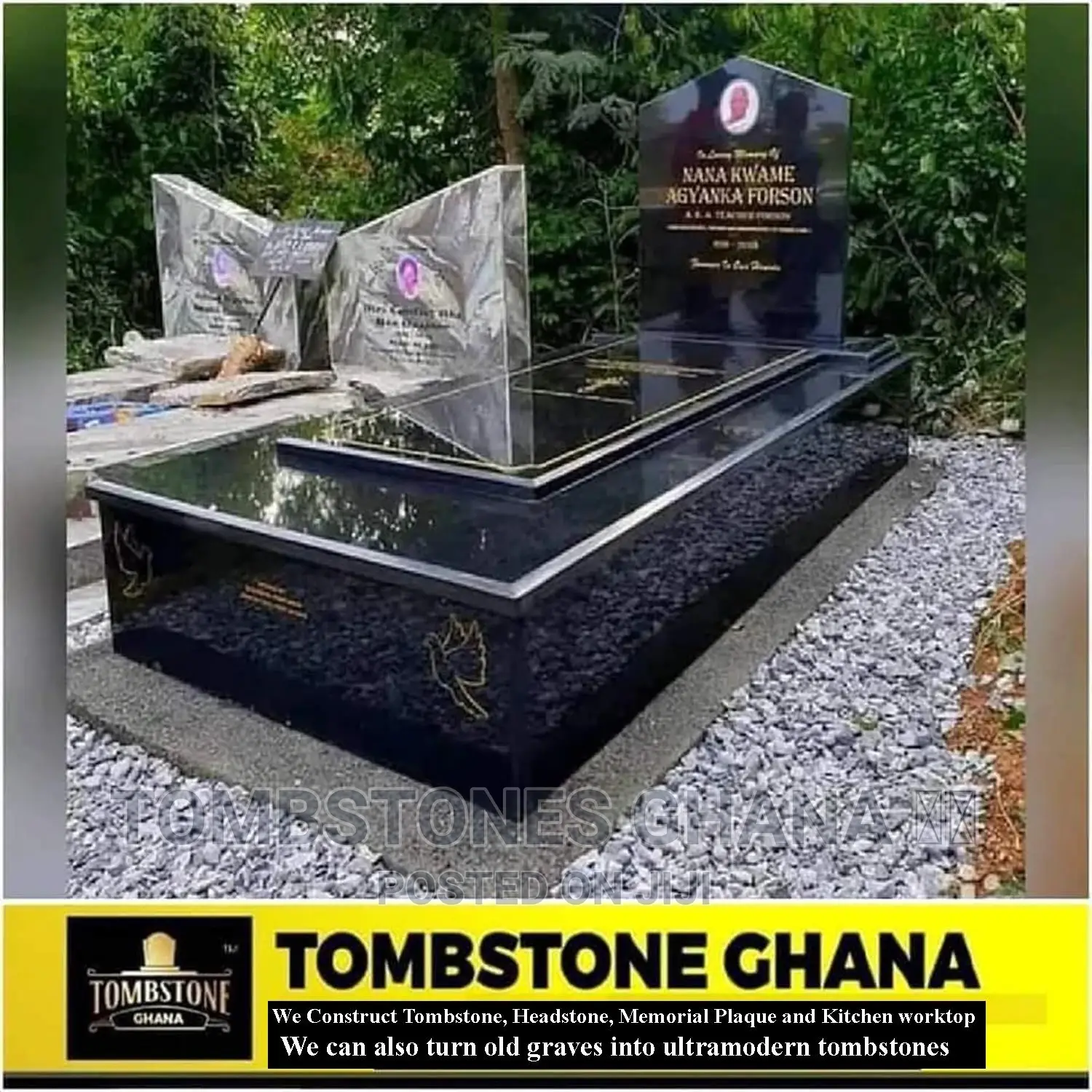 Customized Granite Tombstone