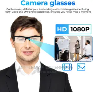 Wireless Video Spy Hidden Camera Glasses 1080P