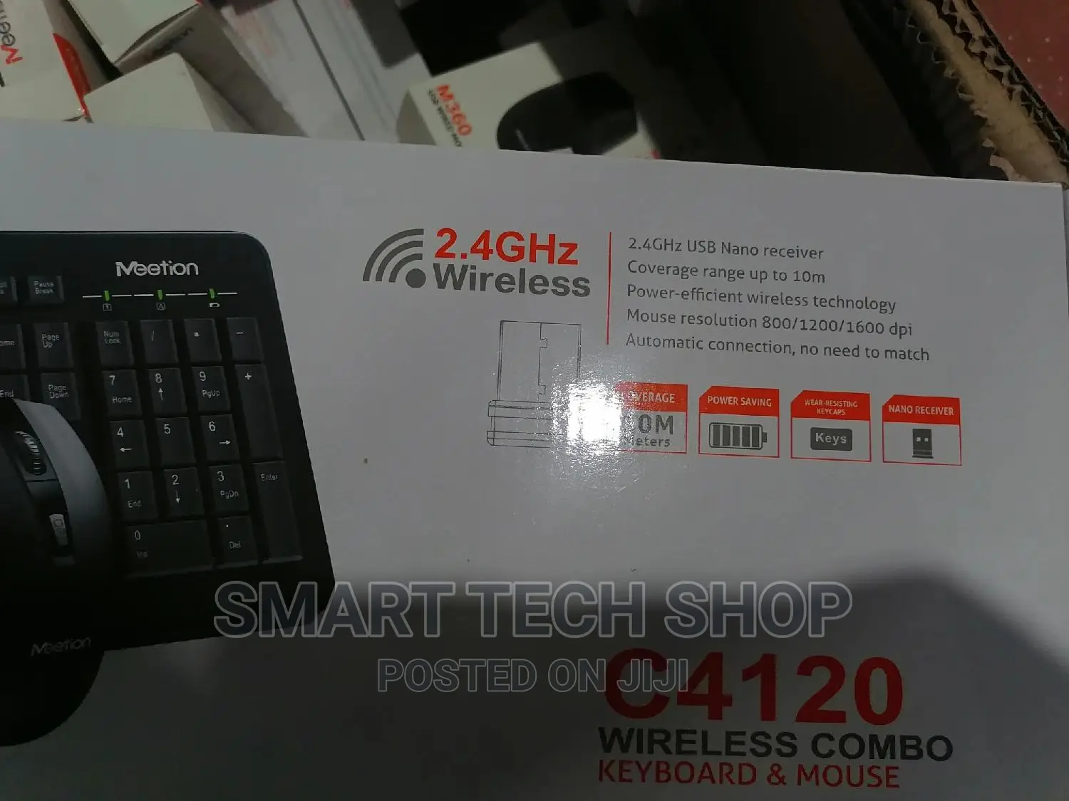 Meetion Computer Wireless Keyboard And Mouse Bundle C4120