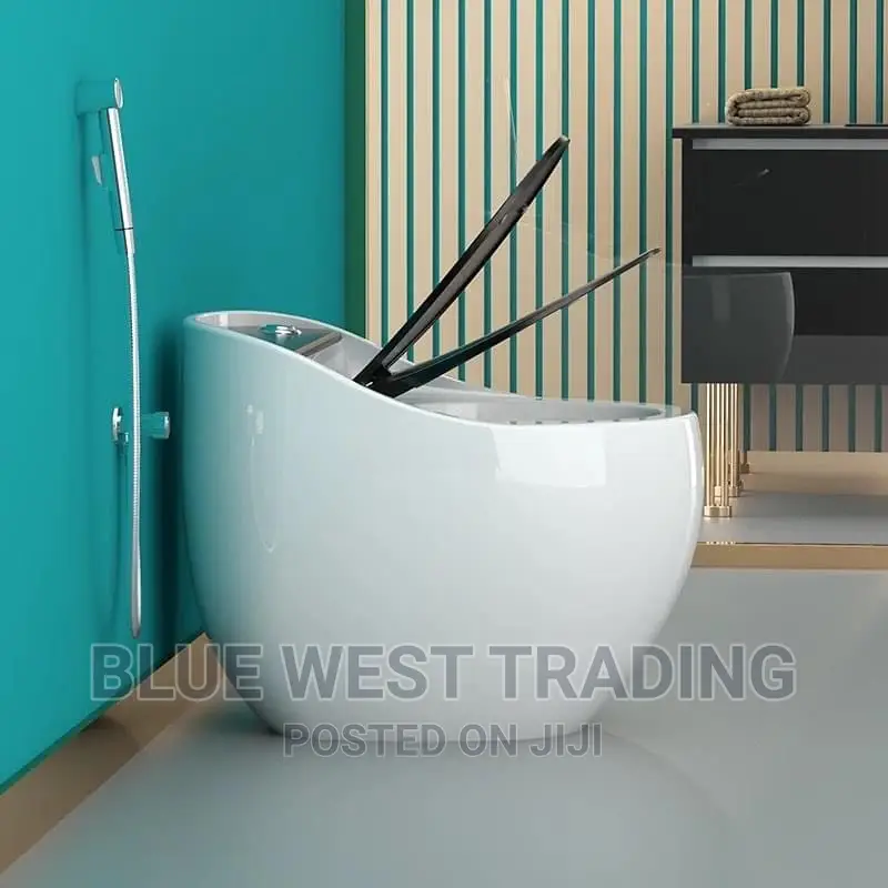 Egg Shaped Water Closet (BLACK AND WHITE)