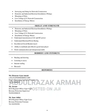 Mr. Razak Cv