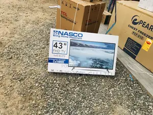 43 Inches Glossy LED Digital Satellite Nasco Black Tv