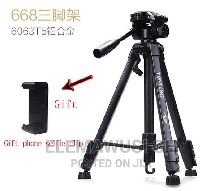 Yunteng VCT 668 Tripod Stand for Phone and Camara