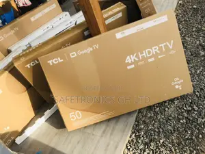 Glossy LED 50 Inches Smart TCL P635 Electric Black Tv 