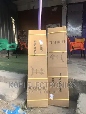 Roll Your Flat-Screen TV With Adjustable Tv Stand (32-70)