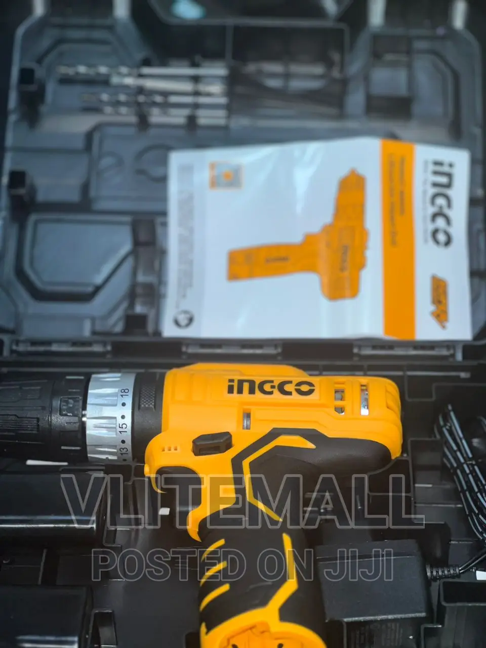 INGCO Cordless Drill With 2pcs Batteries