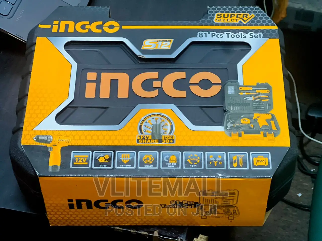 HKTHP10811 - INGCO 81pcs Cordless Drill