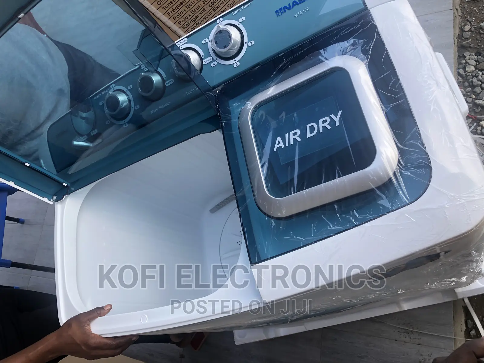 Stainless Steel Tub Nasco 12kg Twin Tub Washing Machine