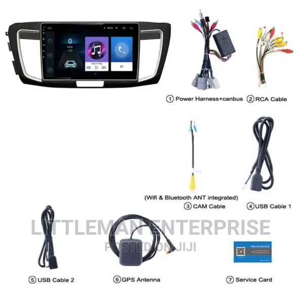 Honda Accord 2014 – 2018 Player Android