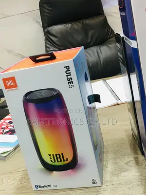 Wireless Bluetooth  JBL Pulse 5 Black Electric Speaker