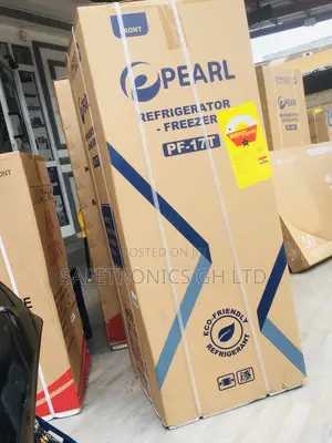 Doubledoor Black Glass PF-17T Topfreezer Electric Fridge