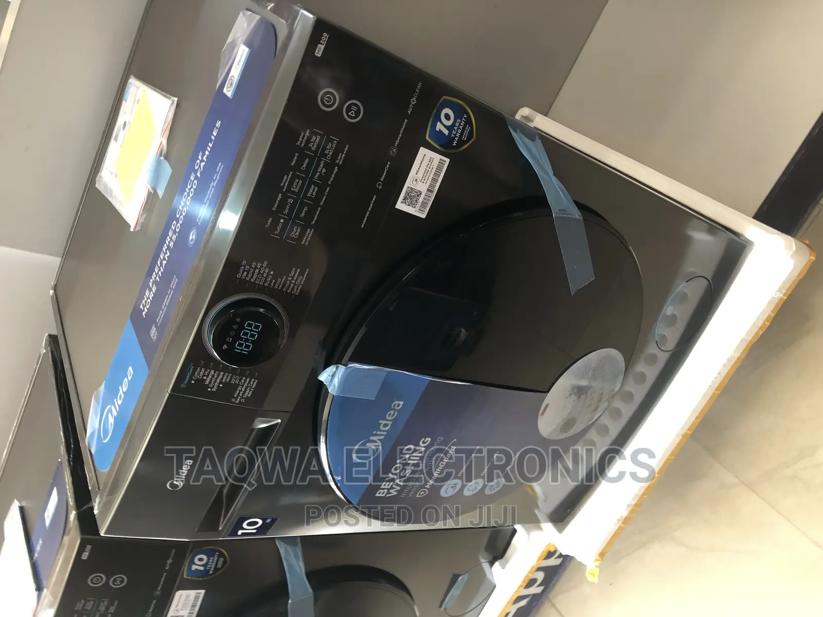 10kg Inverter-Midea Front Load Washing Machine