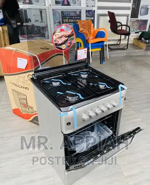 Quality Ferre 4 Gas Burner With Oven and Grill(60x60)Silver