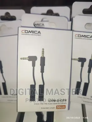 3.5mm TRS-TRS Audio Cable for Camera