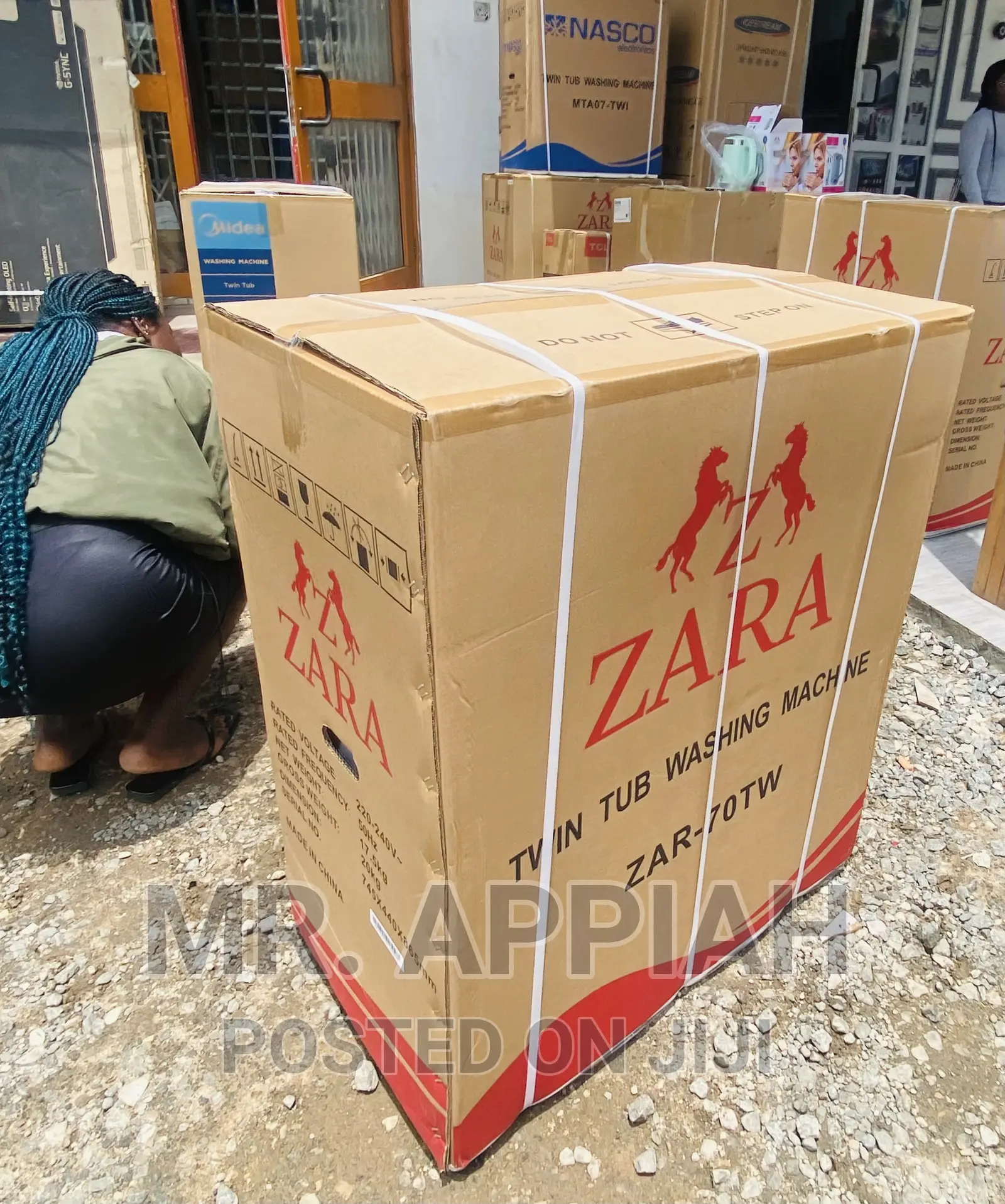 Shop Reliable Zara Semi-Automatic Washing Machine(White).