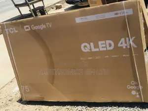 Qled 75 Inches Glossy TCL HDR Smart Black Electric Tv 