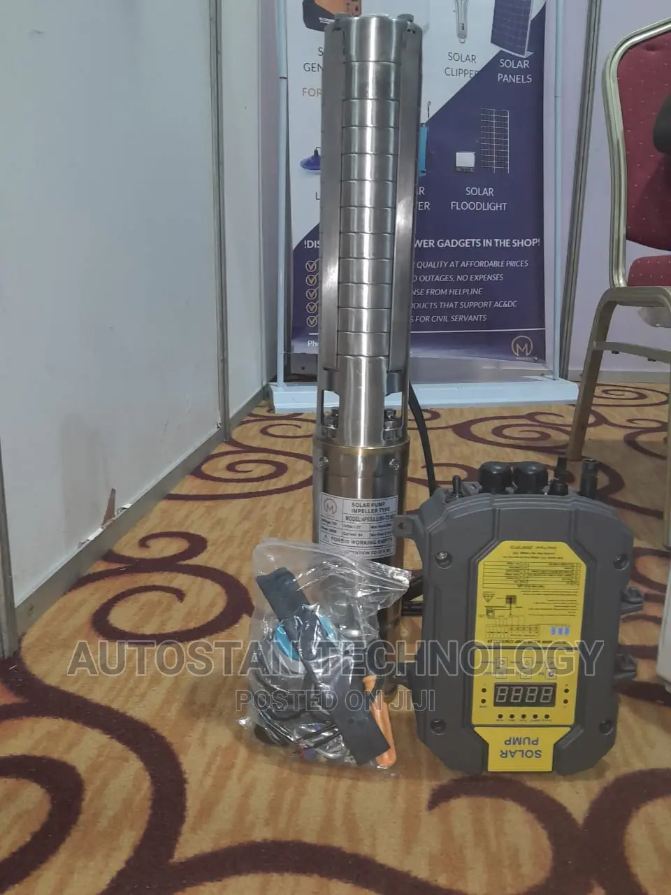 1.5hp Complete Set Solar Submersible Pumping Machine