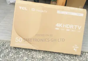  Smart TCL LED Glossy 50 Inches P635 Black Electric Tv 