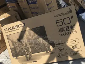Smart LED Nasco 50 Inches Glossy Black Electric Tv 