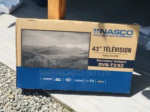43 Inches Glossy LED Electric Digital Satellite Nasco Tv