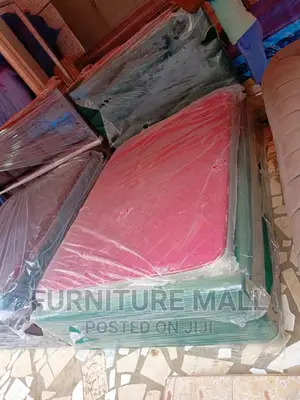 Army Green  Double Bed With Orthopedic Mattress. Free