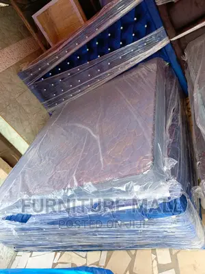 Classical Queen Bed With Mattress. Free Delivery
