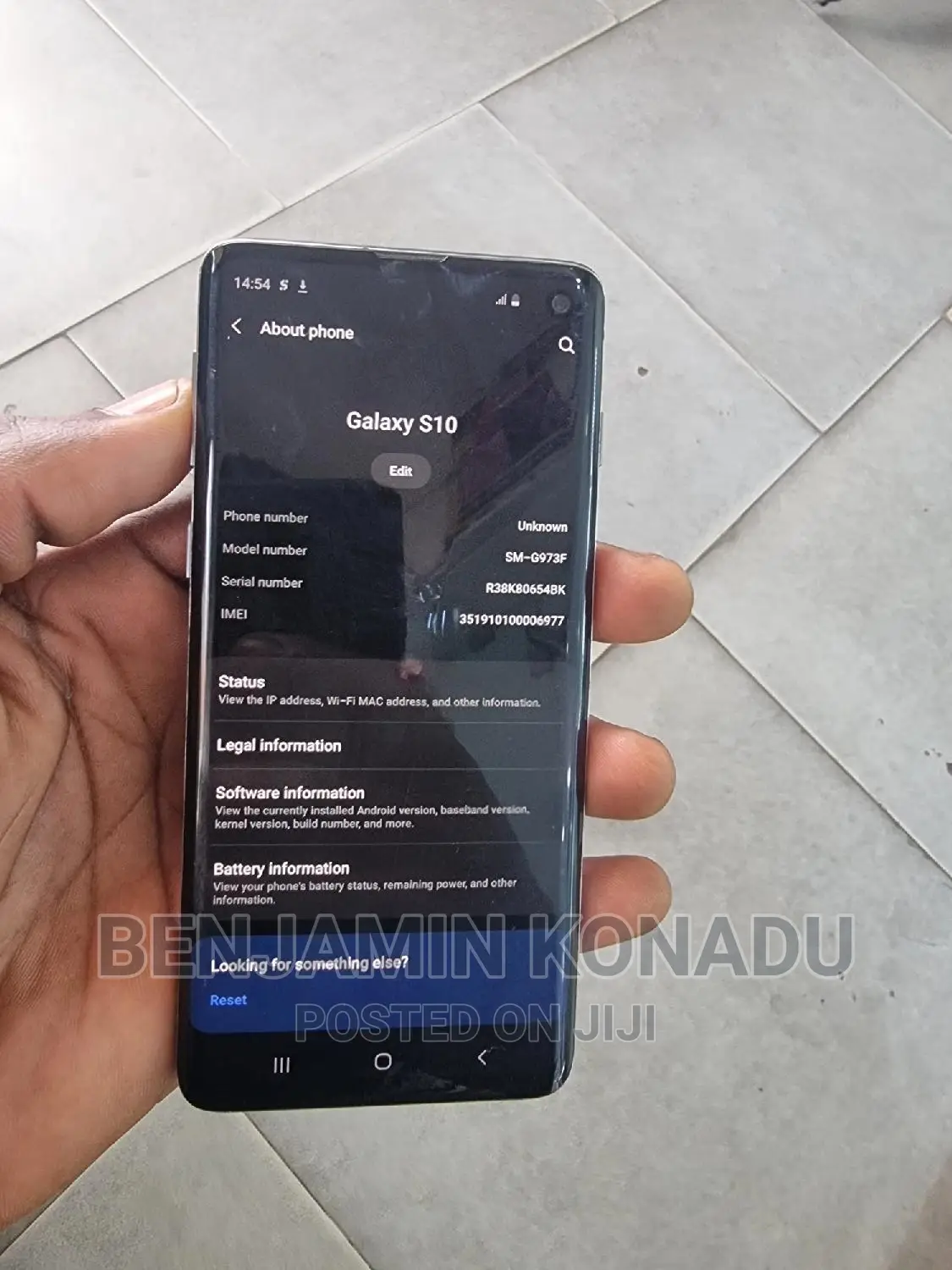 Samsung Galaxy S10 128 GB Black