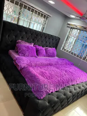 Sweet Black Kings Ned With Orthopedic Mattress Free