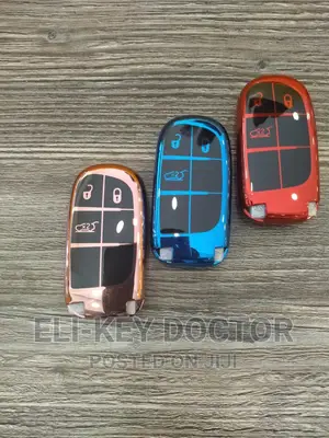 TPU Case for Toyota Jeep Dodge Chrysler BMW Key With Hooks