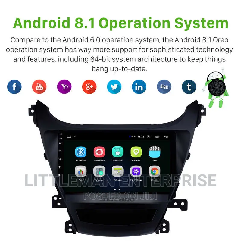 Hyundai Elantra 2014 – 2015 Android Player +FREE CAMERA