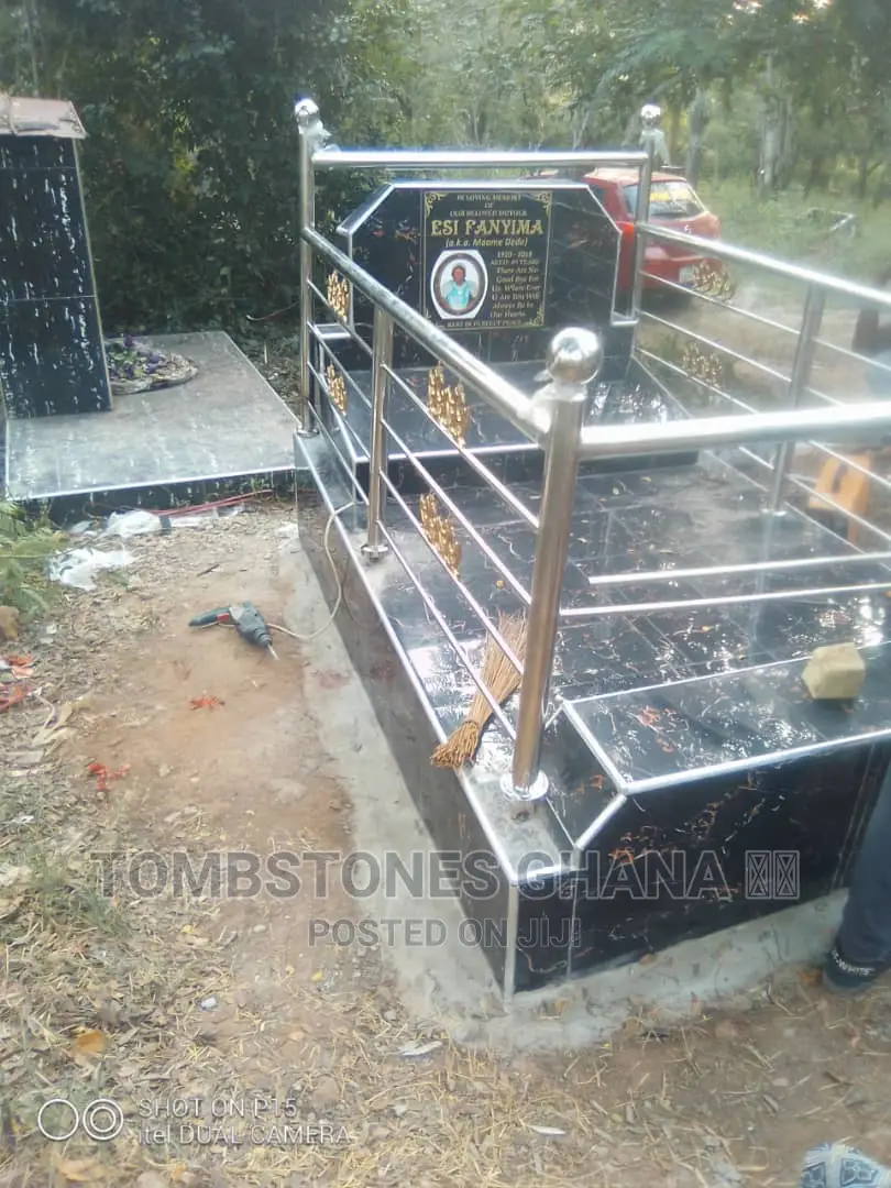 Silver Stainless Steel Balustrade for Tombstone