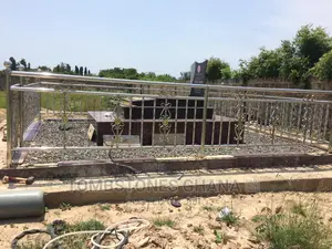 Silver Stainless Steel Balustrade for Tombstone