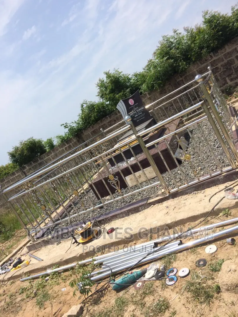 Silver Stainless Steel Balustrade for Tombstone