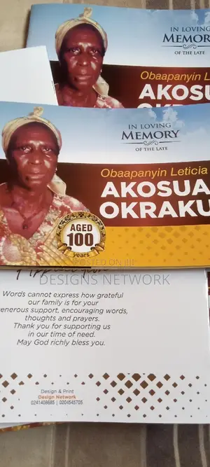 Books/Brochures for Funeral