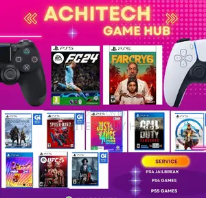 Achitech Game Hub PS4 PS5 Games