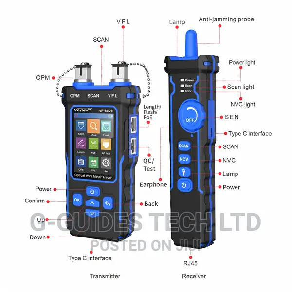 Noyafa Nf-8508 Network Cable Tester And Optical Wire Tracer