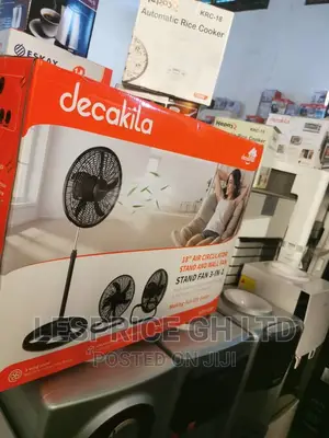 Three Models ~Decakila 18” Industrial Fan
