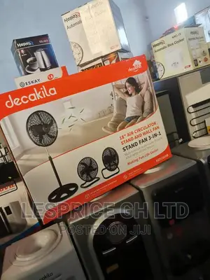 Excellent ~Decakila 18” 60w Industrial Fan