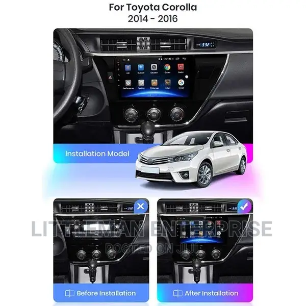 Toyota Corolla 2014-2016 Android Player +FREE CAMERA