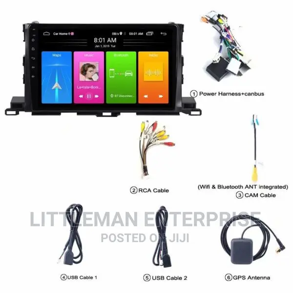 Toyota Highlander 2015-2019 Android Player +FREE CAMERA