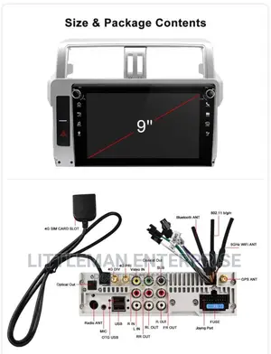Toyota Land Cruiser Prado 2009-2017 Android Player