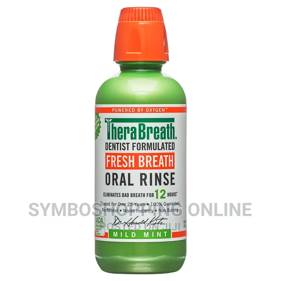 Therabreath 12-Hour Fresh Breath Oral Rinse Mouthwash 473ml