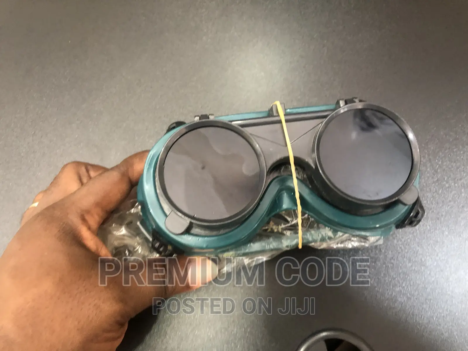 Welding Googles, 2 In 1 Black And White