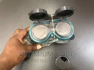 Welding Googles, 2 In 1 Black And White
